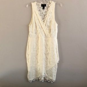 Cream / off white lace dress